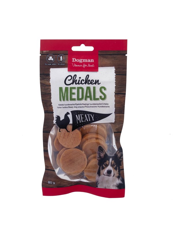 Dogman Chicken Medals 80g