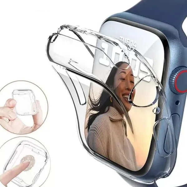Beskyttelsesdeksel til Apple Watch 42 mm (Series 10) – Gjennomsiktig