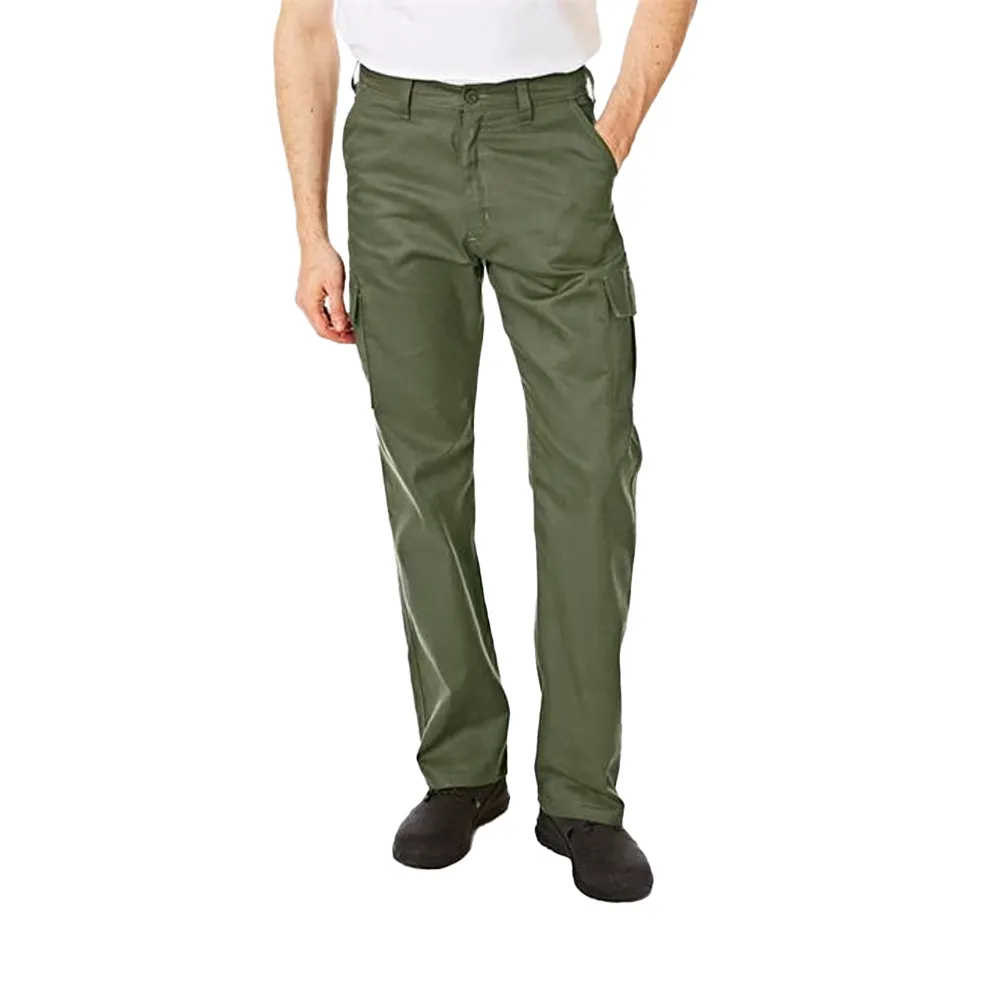 Lee Cooper Mens Plain Cargo Trousers