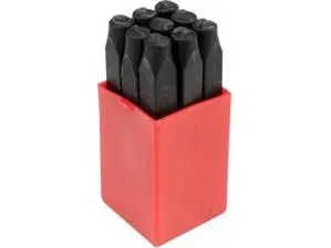 Geko nummersett tall 10 mm/9 deler (15/30)