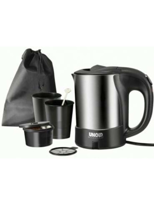Unold Vannkoker 18575 0.5L - Rustfritt stål/svart - 1000 W