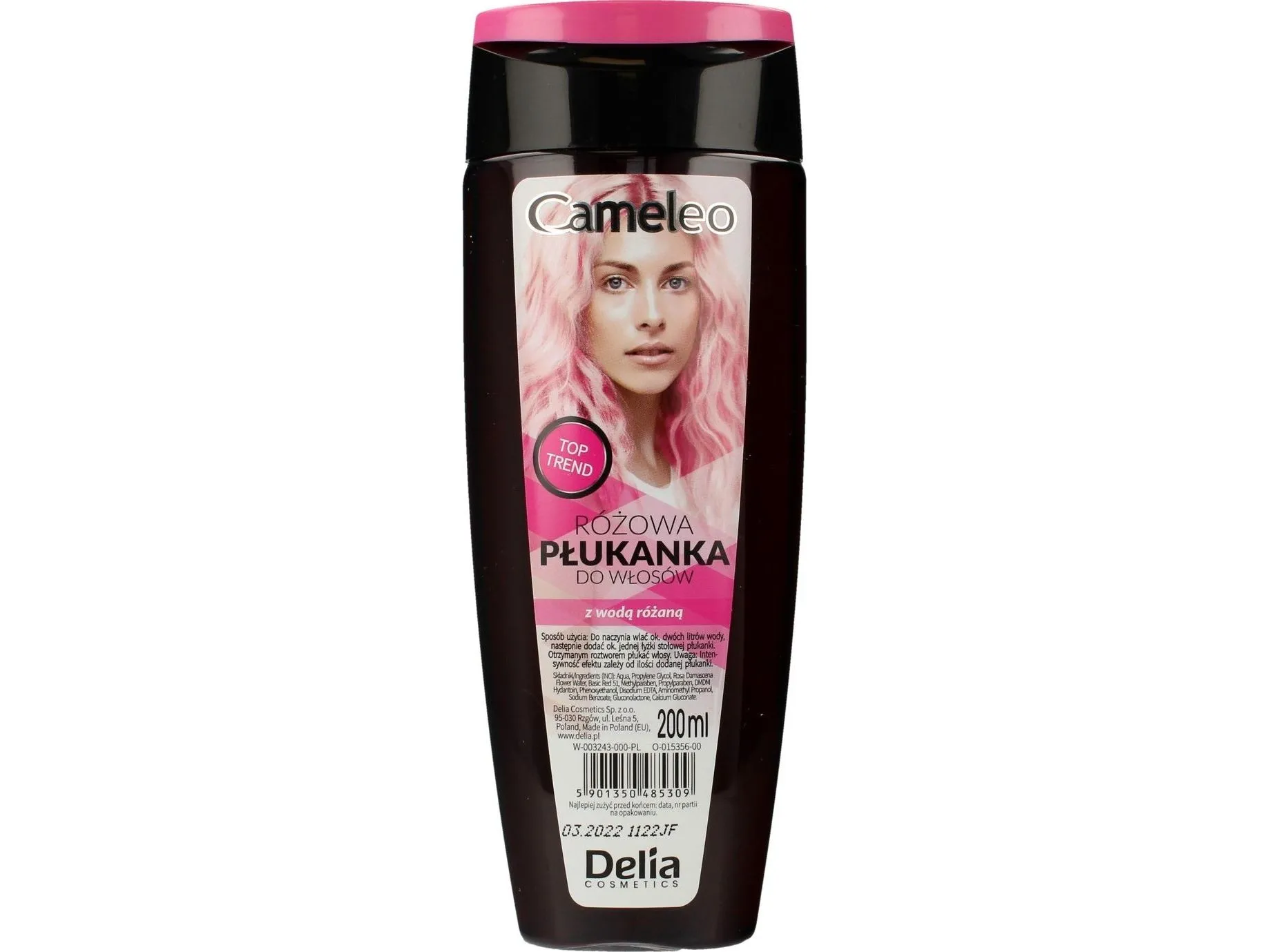 Delia Cosmetics Cameleo Rose Water Hair Rinse 200 ml