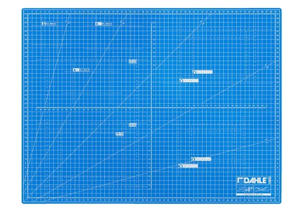 Dahle 10692-21471, Blå, A2, MM Fiber, 450 mm, 600 mm, 1 stykker