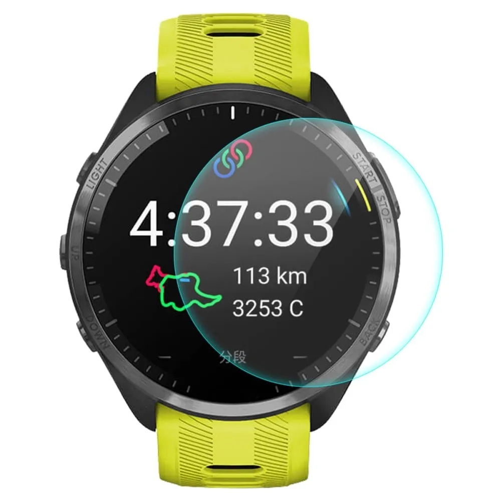 5 stk HAT PRINCE Garmin Forerunner 965 arc edge skjermbeskytter av herdet glass