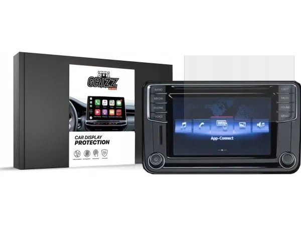 GrizzGlass matt skjermbeskytter CarDisplay til Volkswagen Sharan 2016-2020
