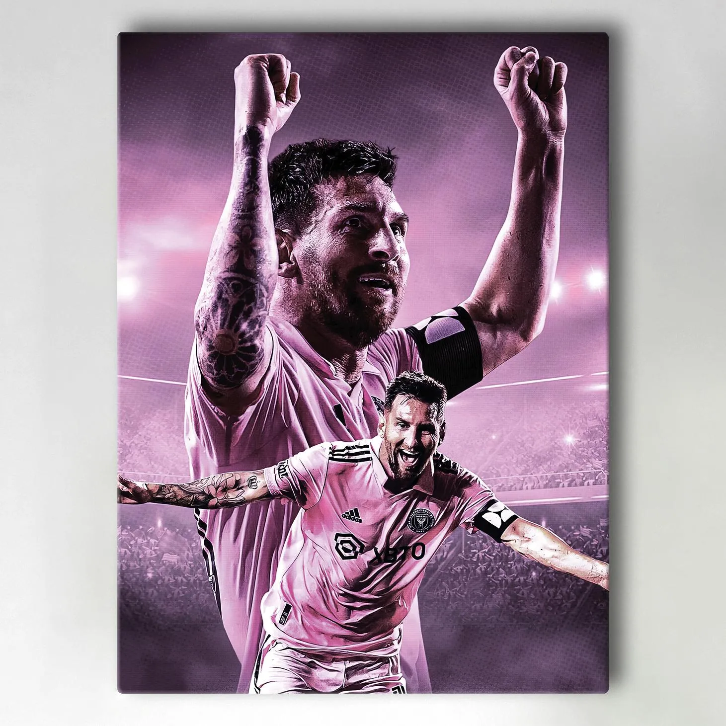 Lerretsbilde / Bilde - Messi - Inter Miami - 40x30 cm - Lerret
