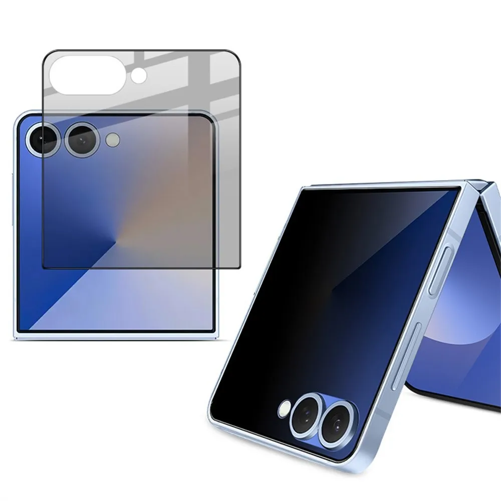 IMAK For Samsung Galaxy Z Flip7 5G Anti Spy Bakre Skjermbeskytter Herdet Glass