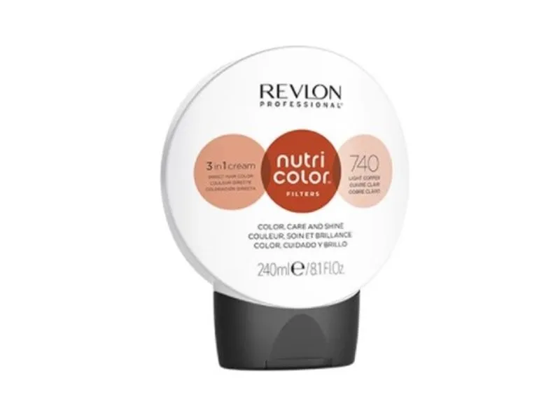 Revlon Professional Nutri Color Filters 3-i-1 krem 740 light copper 240 ml