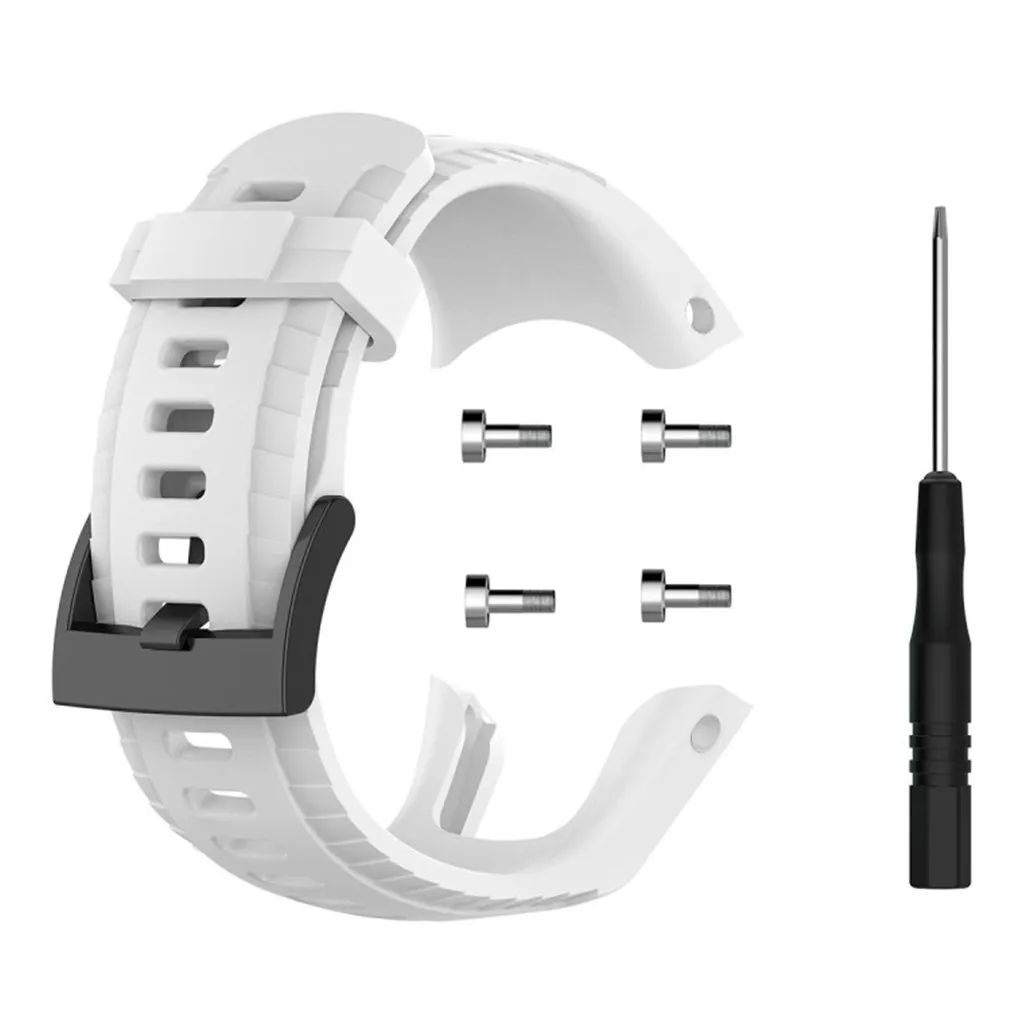 Suunto 5 Silikon Klokkereim - Hvit