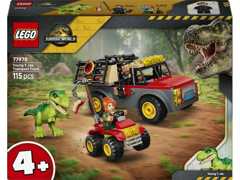 LEGO Jurassic World 77978 T. rex-unge og transportlastebil