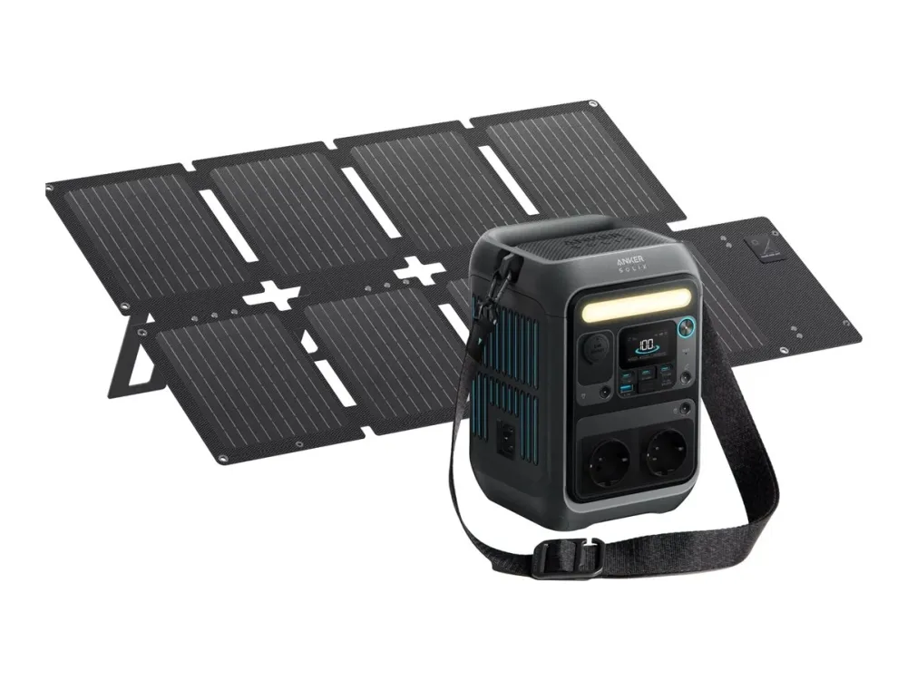Anker SOLIX C300x DC + PS60 Solar Panel Bundle - 288Wh