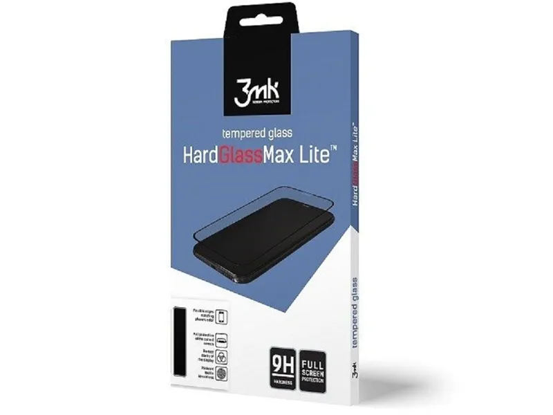 3mk HardGlass Max Lite Black Tempered Glass for Samsung Galaxy A30S