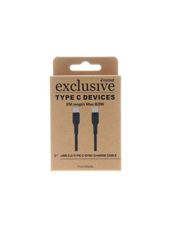 Insmat - USB-C cable - 24 pin USB-C to 24 pin USB-C - 2 m