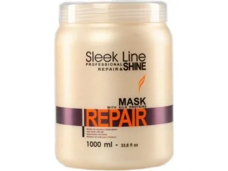 Stapiz Repair Hair Mask med silkeprotein Sleek Line Repair & Shine 1000 ml