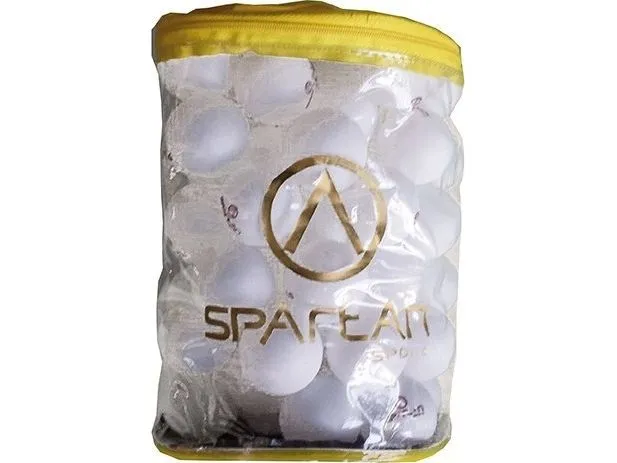 Spartan treningsballer til bordtennis Ping Pong, hvite, 60 stk.