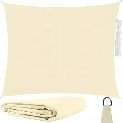 Solseil med UV-beskyttelse for uteplass – 2x3 m
