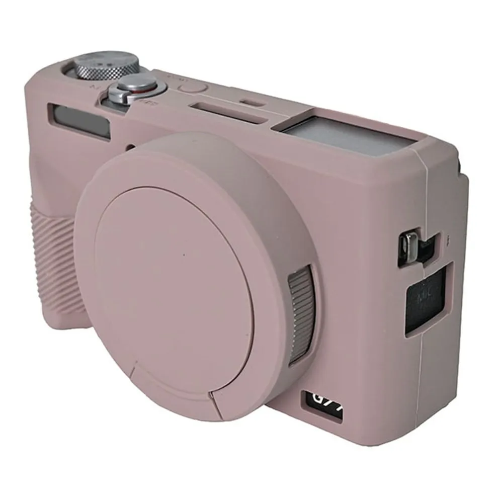 Canon G7 X Mark III Protective Case Dust-Proof Silicone Camera Cover - Grey