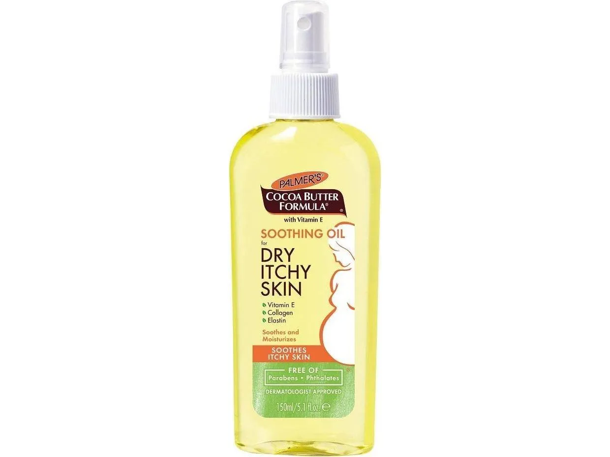 PALMER'S_Cocoa Butter Formula Soothing Oil For Dry Ichty Skin beroligende olje for gravide kvinner 150 ml