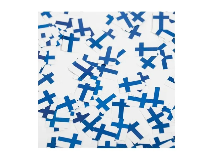Flag konfetti Finland