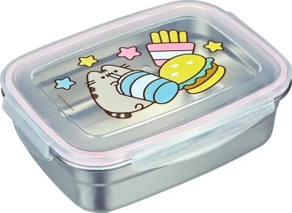 Pusheen metall matboks