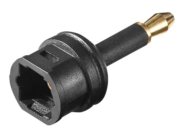 MicroConnect - Digital audio-adapter (optisk) - TOSLINK hunn til mini TOSLINK hann - fiberoptisk