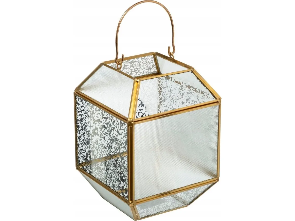 Fééric Lights and Christmas glasslanterne 14 x 14 x 20 cm