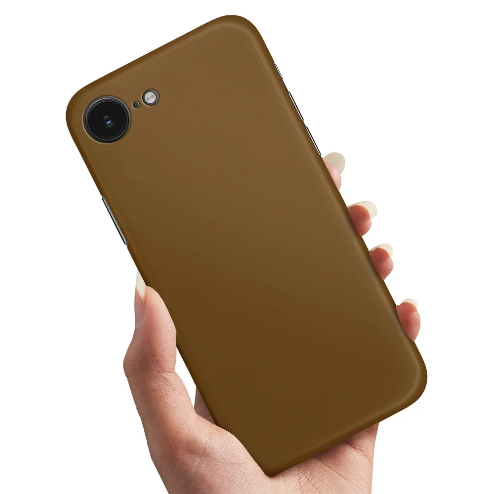 Deksel / Mobildeksel til iPhone 16e / 17e - Brun