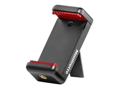 Manfrotto Universal Smartphone Clamp with ¼ thread connections - Holder for mobiltelefon - svart