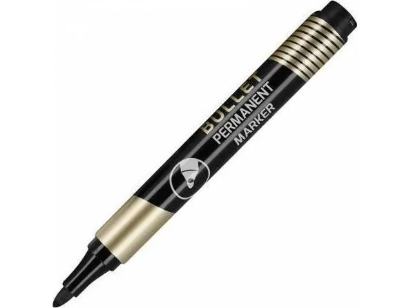 Easy Stationery Permanent Marker Black (24 stk)