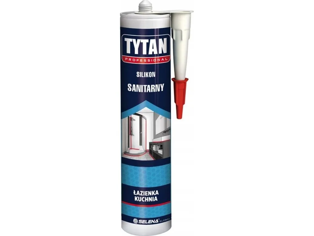 Tytan sanitærsilikon hvit 280 ml