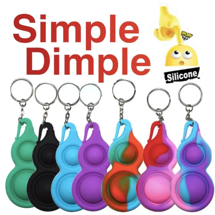 Enkel fordypning, MINI Pop it Fidget Finger Toy / Leksak-CE