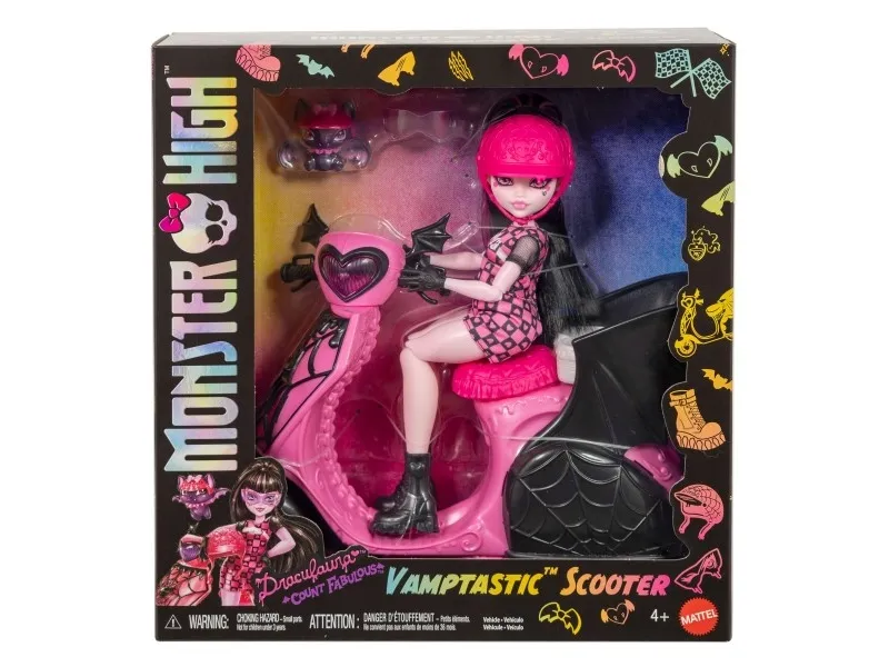 Monster High Vampiric Scooter Draculaur-dukke