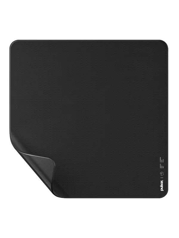 Pulsar x LGG Hyperion Musematte - XL Square - Soft - Svart