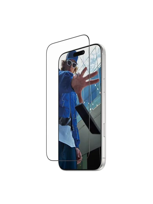 PanzerGlass Screen Protector w. Black Frame iPhone 17 Pro Max | Ultra-Wide Fit w. FASTFIT IN-A-BOX