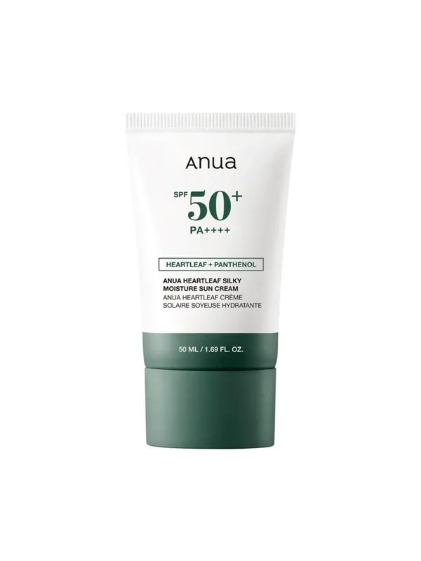 Anua  Heartleaf Silky Moisture Sun Cream SPF50+ PA++++ 50ml