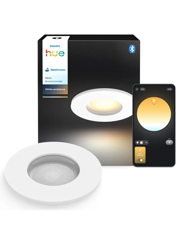 Philips Hue Adore Bathroom innfelt downlight