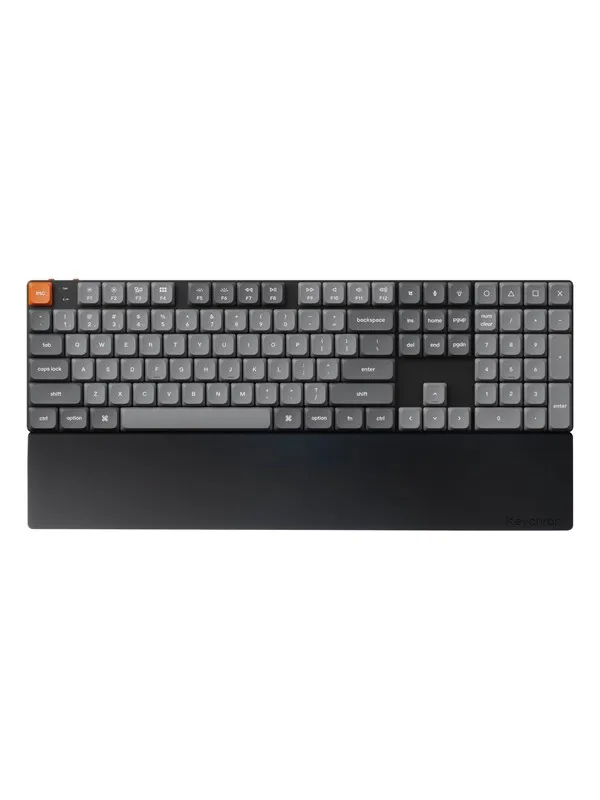 Keychron Silicone Palmrest K5 v2 / K5 Pro / K5 SE / K5 Max series - Håndleddsstøtte - Svart