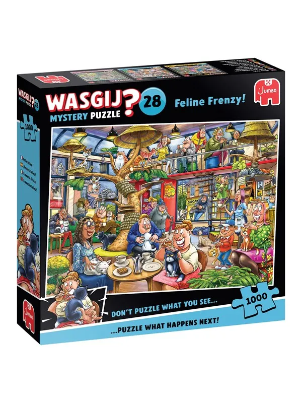 Wasgij Mystery Puzzle 28 Feline Frenzy! (1000)