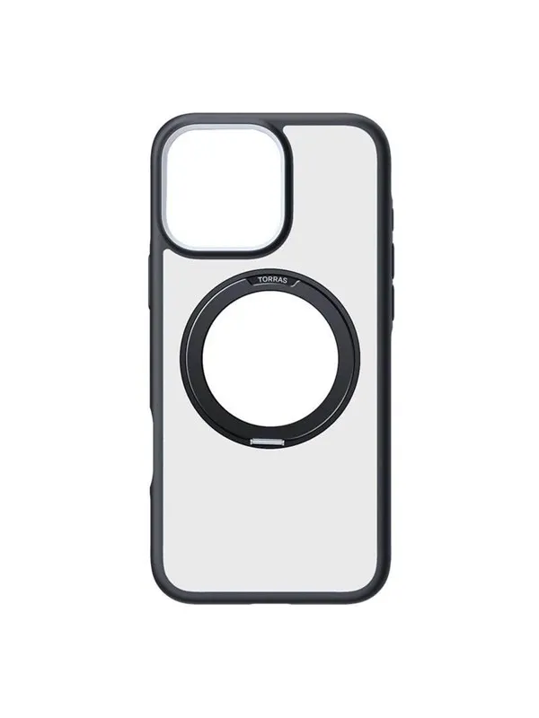 Torras Ostand R Fusion Case for iPhone 16 Pro (Black)