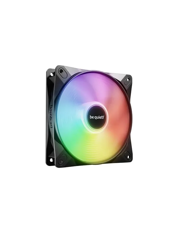 be quiet! LIGHT WINGS LX 120mm PWM - Kabinettvifte - 120mm - Svart med RGB LED-lys - 25 dBA