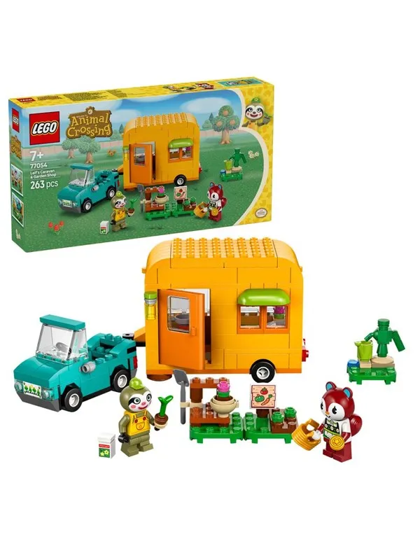LEGO Animal Crossing 77054 Leif med campingvogn og hagebutikk