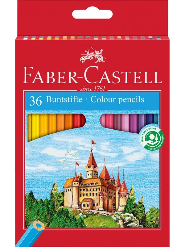 Faber-Castell Colour pencil Castle 36x
