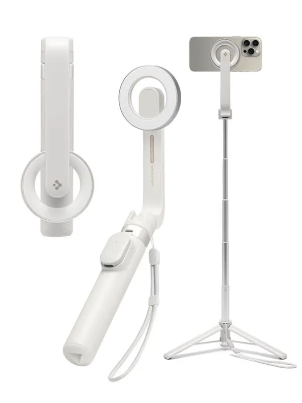 Spigen MagSafe Tripod Selfie Stick - dune beige
