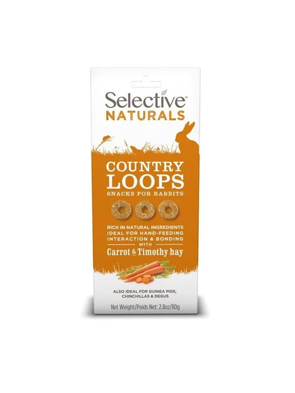 Science Selective Naturals Country Loops Rabbits & Guinea Pigs 80g