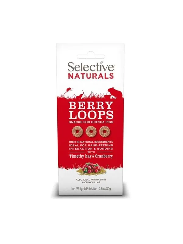 Science Selective Naturals Berry Loops 80g