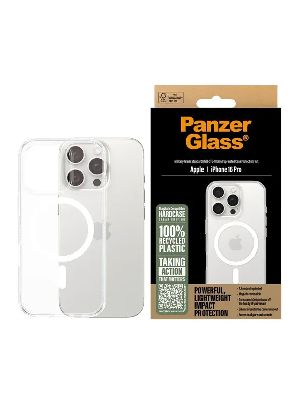 PanzerGlass HardCase White MagSafe iPhone 16 Pro