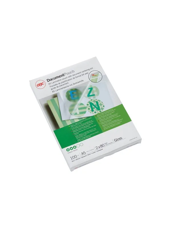 GBC Document Laminating Pouch - 100-pack - glossy - A5 - lamination pouches