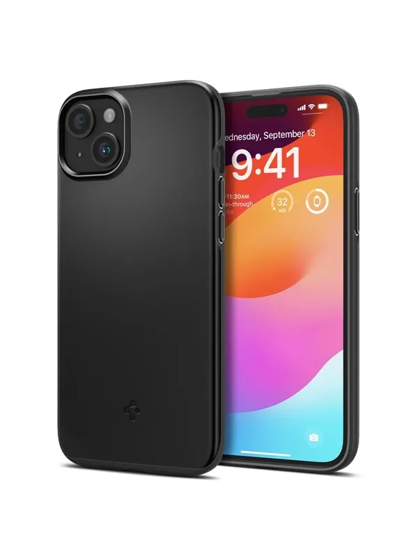 Spigen Thin Fit - black - iPhone 15