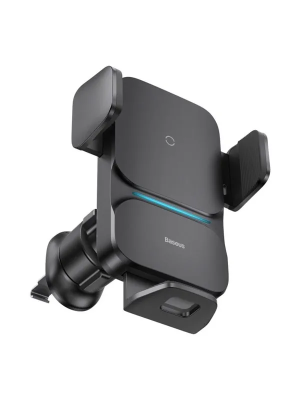 Baseus Wisdom Wireless Charging Air vent Electric Car Phone Holder (black)