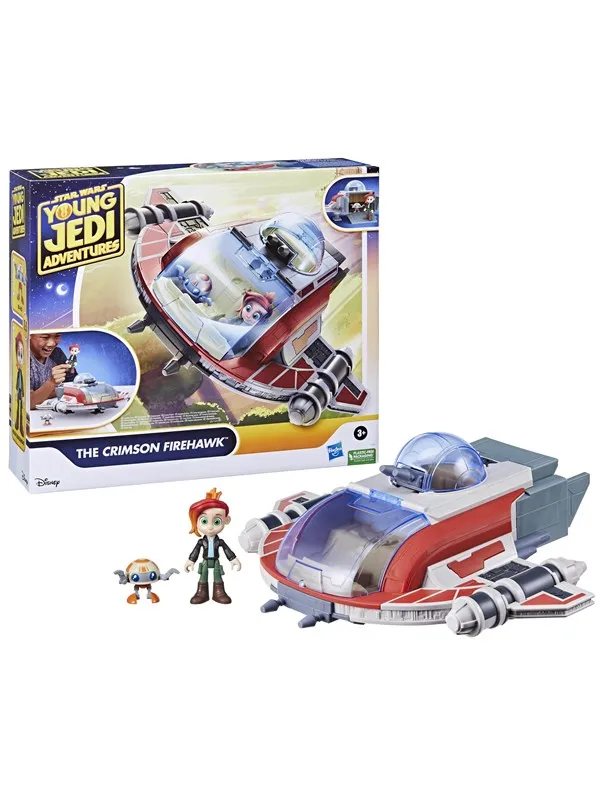 Star Wars Young Jedi Adventures The Crimson Firehawk 43 cm